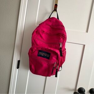 JanSport Student Backpack - Midnight Magenta (Hot Pink) - 34L Capacity